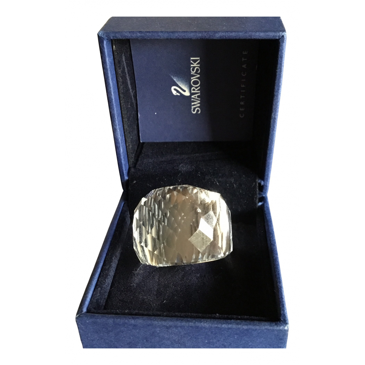 Nirvana crystal ring Swarovski White 